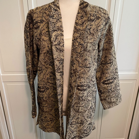 Chico’s Long Tapestry Jacket - Picture 2 of 10